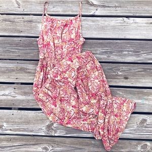 Paisley Spaghetti Strap Maxi Dress
